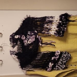 New OOAK Handknit Art Scarf